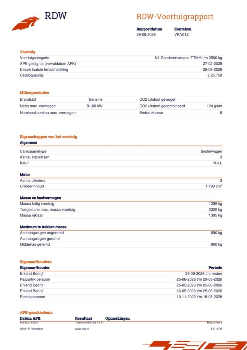 Peugeot Partner Peugeot Partner bestel 1.2 PureTech Premium Marge