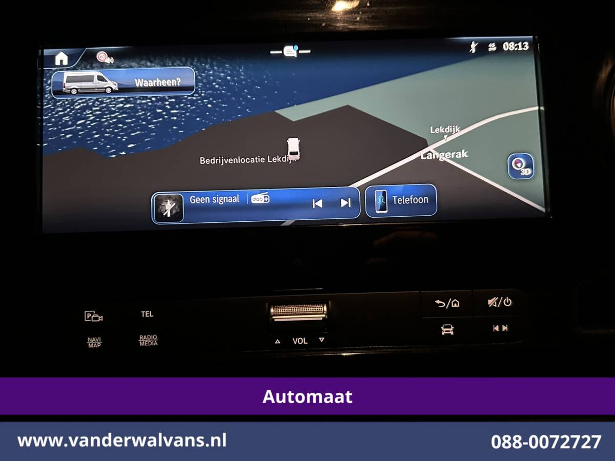 Mercedes-Benz Sprinter Mercedes-Benz Sprinter 317 CDI 170pk 9G-Tronic Automaat L2H2 Euro6 Airco | Camera | Navigatie | Cruisecontrol | LED Chauffeursstoel, Stoelverwarming, Parkeersensoren, Bijrijdersbank