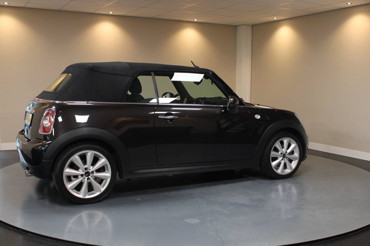 MINI Cooper Cabrio Mini Cabrio 1.6 Cooper Chili *Automaat* Dealer OH|Stoelverw.|Cruise|Navi|PDC|Sfeerverlichting|Climate|Windscherm|BT|Isofix