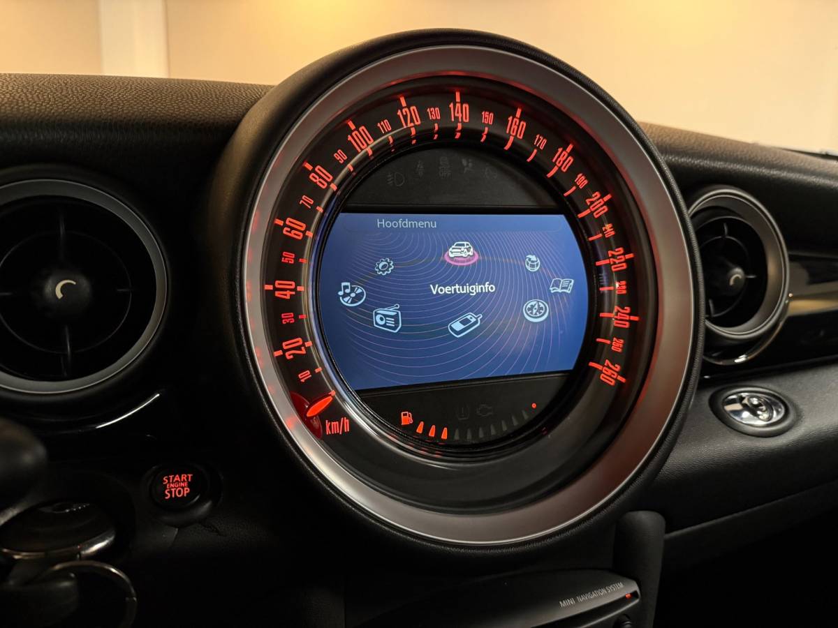 MINI Cooper Cabrio Mini Cabrio 1.6 Cooper Chili *Automaat* Dealer OH|Stoelverw.|Cruise|Navi|PDC|Sfeerverlichting|Climate|Windscherm|BT|Isofix