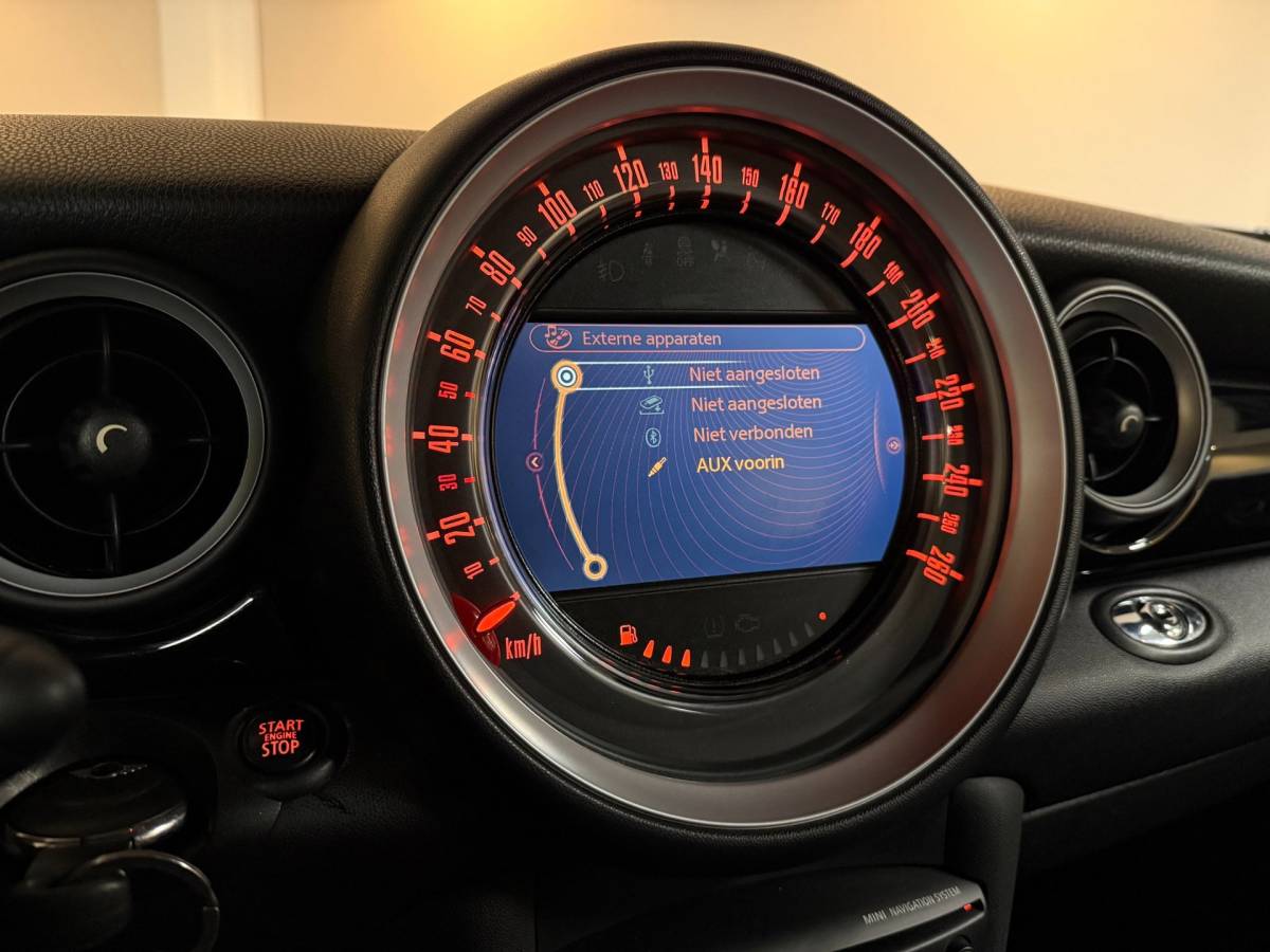 MINI Cooper Cabrio Mini Cabrio 1.6 Cooper Chili *Automaat* Dealer OH|Stoelverw.|Cruise|Navi|PDC|Sfeerverlichting|Climate|Windscherm|BT|Isofix