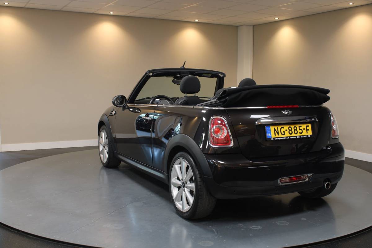 MINI Cooper Cabrio Mini Cabrio 1.6 Cooper Chili *Automaat* Dealer OH|Stoelverw.|Cruise|Navi|PDC|Sfeerverlichting|Climate|Windscherm|BT|Isofix