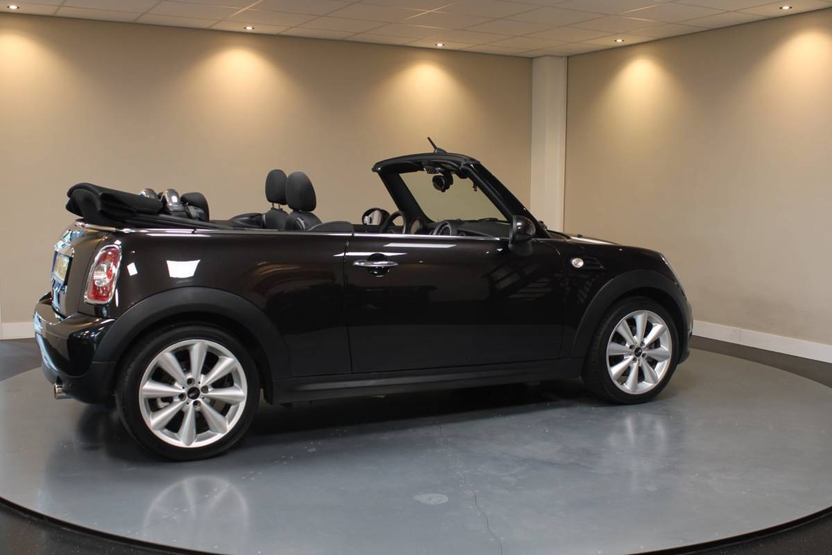 MINI Cooper Cabrio Mini Cabrio 1.6 Cooper Chili *Automaat* Dealer OH|Stoelverw.|Cruise|Navi|PDC|Sfeerverlichting|Climate|Windscherm|BT|Isofix