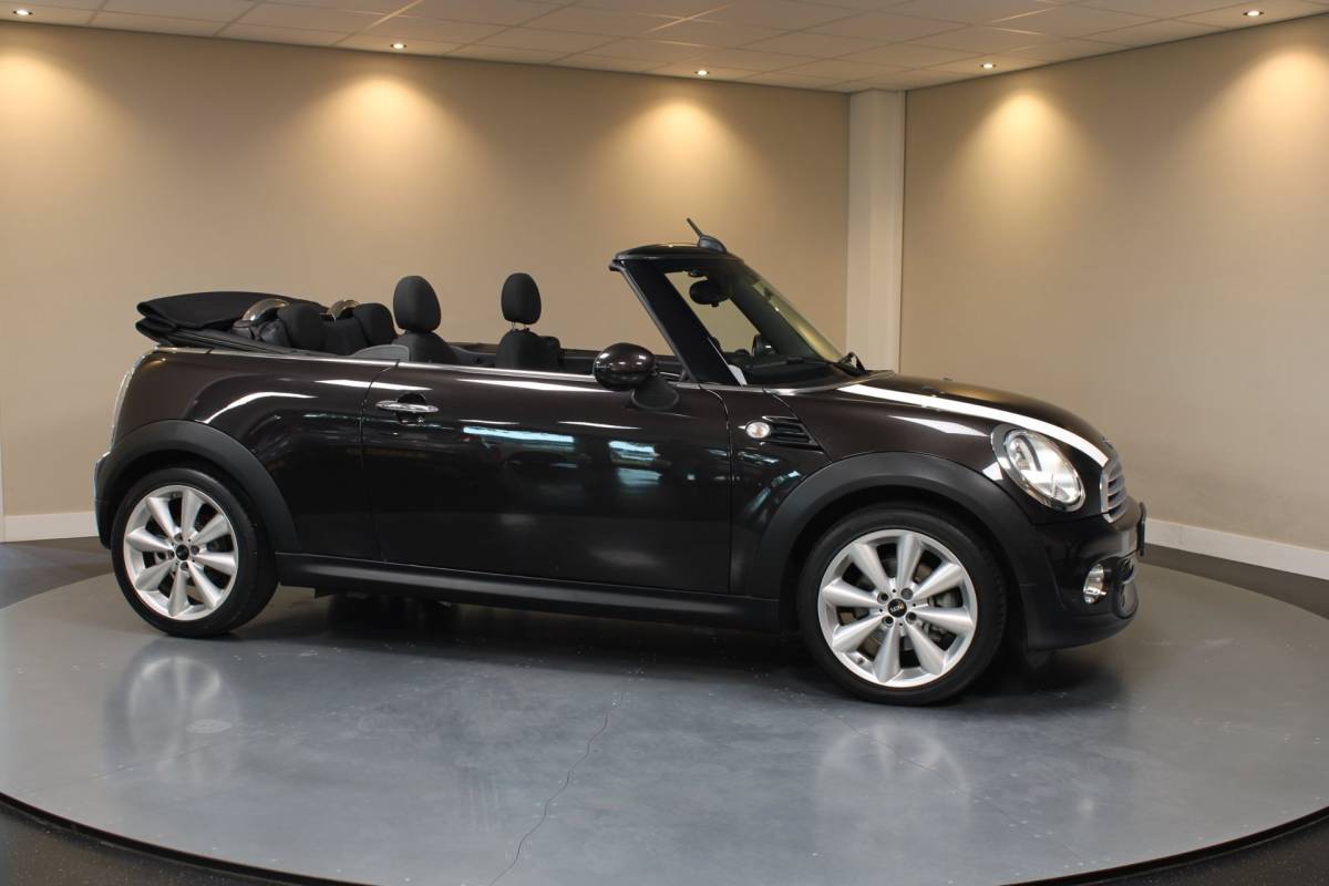 MINI Cooper Cabrio Mini Cabrio 1.6 Cooper Chili *Automaat* Dealer OH|Stoelverw.|Cruise|Navi|PDC|Sfeerverlichting|Climate|Windscherm|BT|Isofix