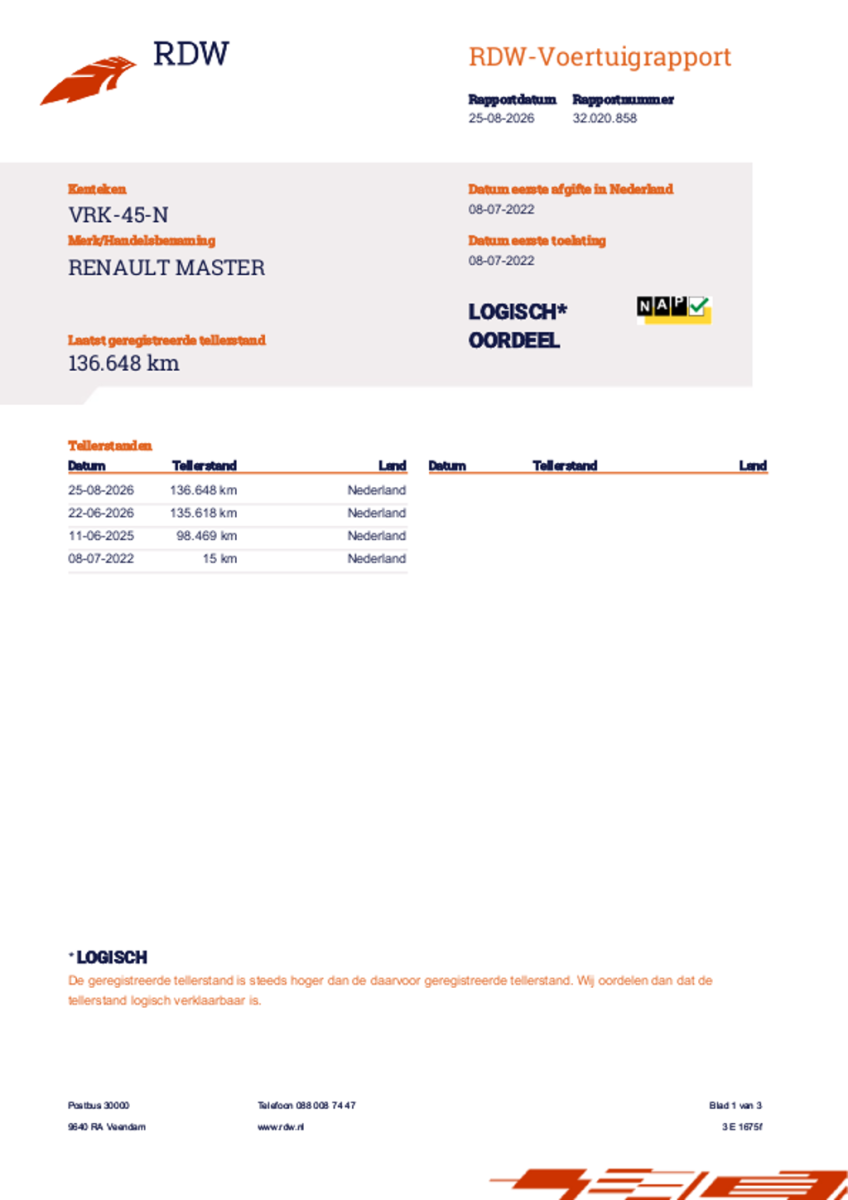 Renault Master Renault Master T35 2.3 dCi 165 L4H2 EL Energy Comfort Airco / Cruise