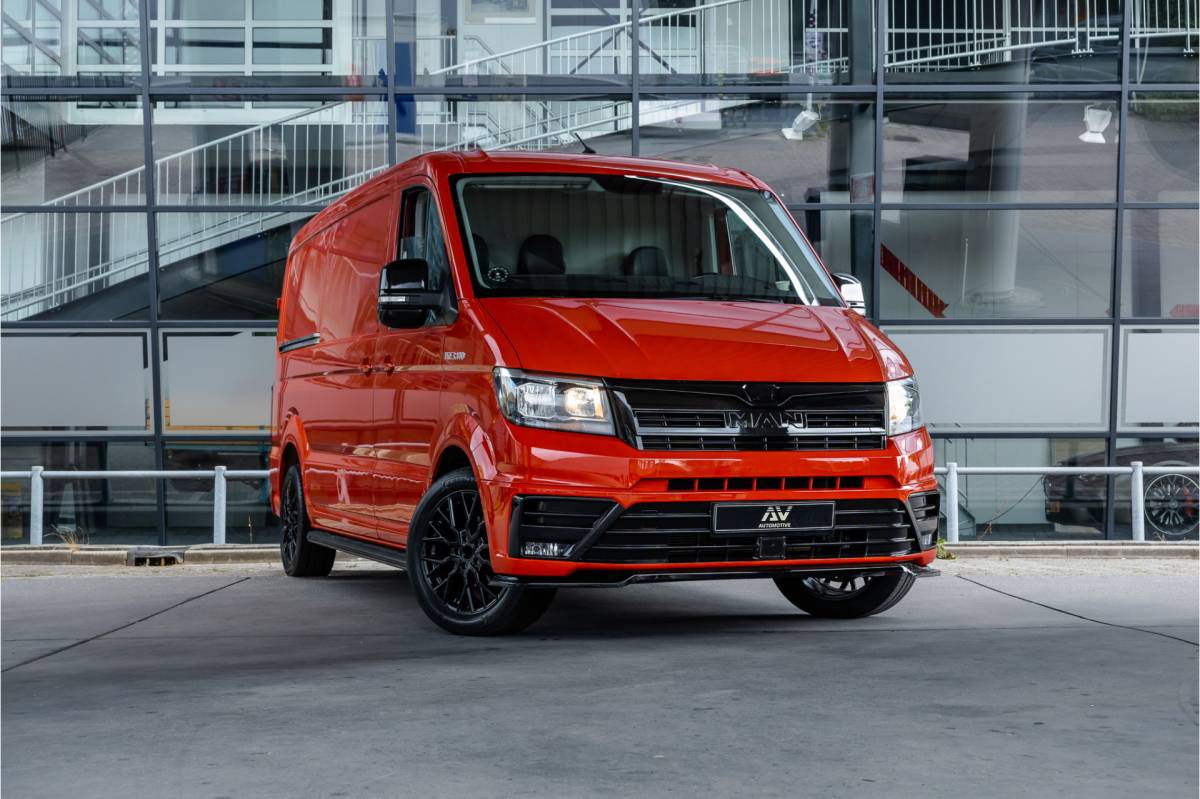 MAN TGE Man TGE 35 2.0 L3H2 DSG | ACC | Standkachel | CarPlay | Navigatie | Camera | MF Stuur | Sortimo | DAB | Stoelverwarming | Nieuwe APK