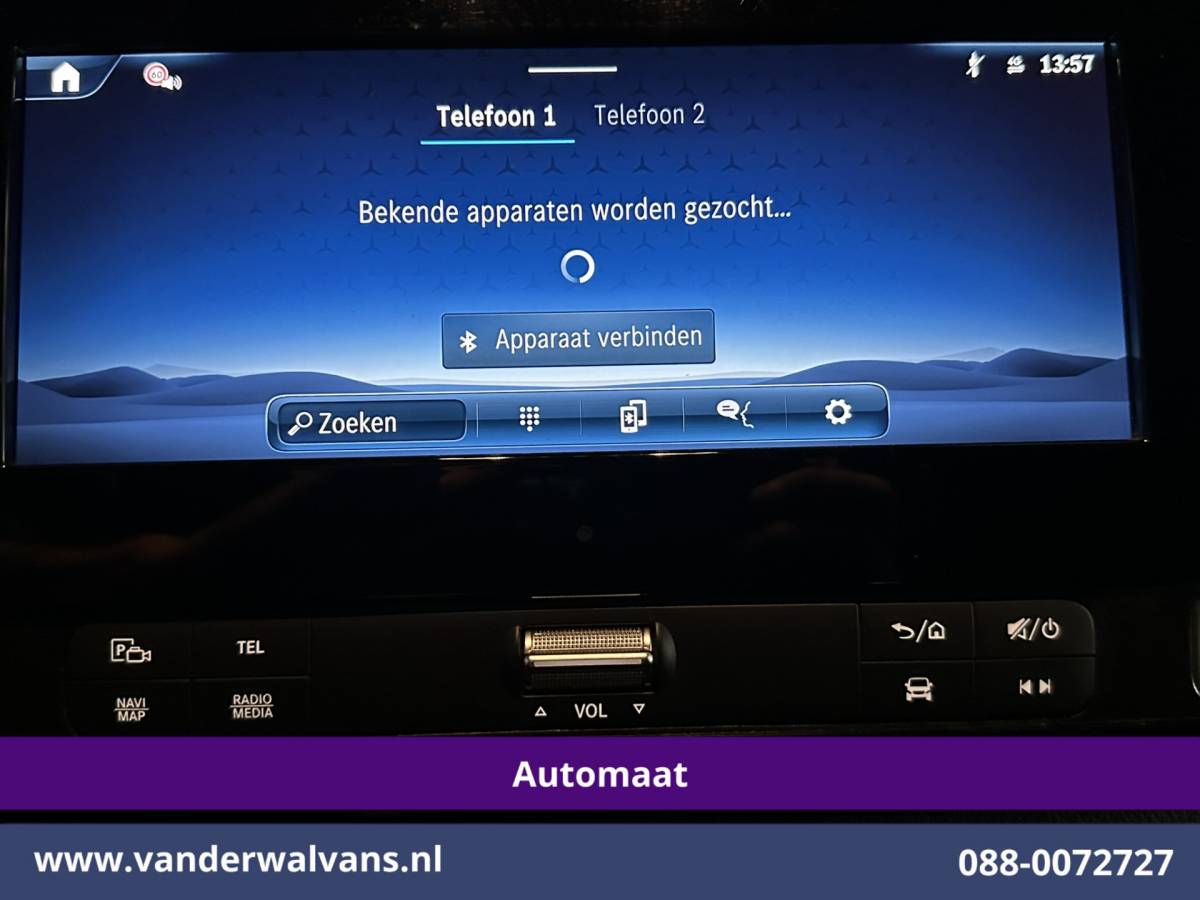 Mercedes-Benz Sprinter Mercedes-Benz Sprinter 317 CDI 170pk 9G-Tronic Automaat L2H2 Euro6 Airco | Camera | Navigatie | LED | Cruisecontrol Chauffeursstoel, Stoelverwarming, Parkeersensoren, Bijrijdersbank