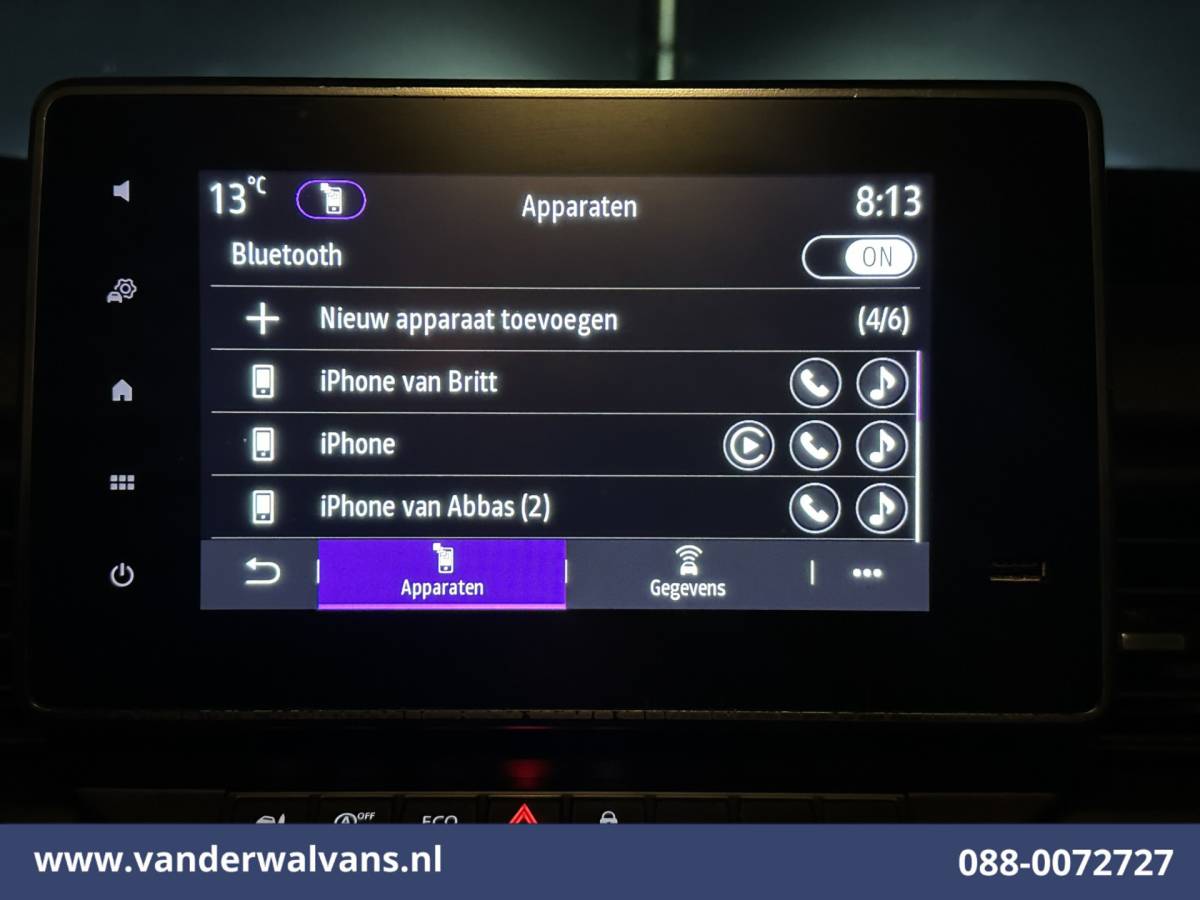 Renault Trafic Renault Trafic 2.0 dCi 131pk L2H1 Euro6 Airco | Navigatie | LED | Apple Carplay | Cruisecontrol | Parkeersensoren 2500kg trekvermogen, Bijrijdersbank