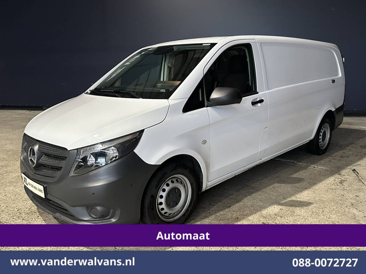 Mercedes-Benz Vito Mercedes-Benz Vito 116 CDI 164pk 9G-Tronic Automaat L3H1 Euro6 Airco | Camera | Navigatie | Cruisecontrol | Apple Carplay Android Auto, Stoelverwarming, Parkeersensoren, Bijrijdersbank