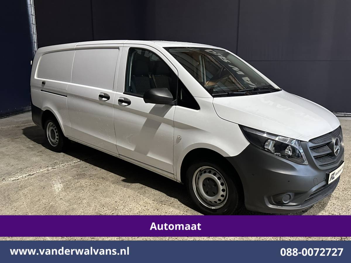 Mercedes-Benz Vito Mercedes-Benz Vito 116 CDI 164pk 9G-Tronic Automaat L3H1 Euro6 Airco | Camera | Navigatie | Cruisecontrol | Apple Carplay Android Auto, Stoelverwarming, Parkeersensoren, Bijrijdersbank