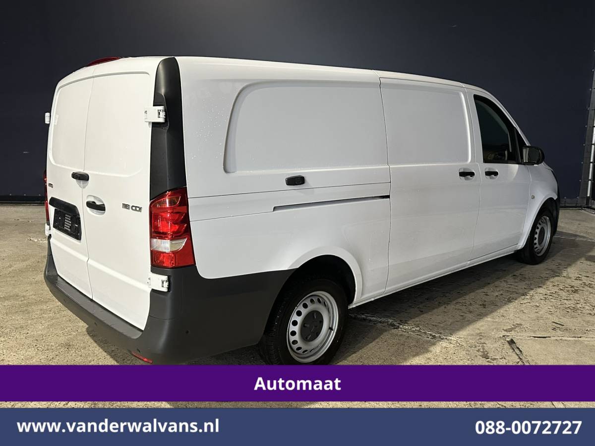 Mercedes-Benz Vito Mercedes-Benz Vito 116 CDI 164pk 9G-Tronic Automaat L3H1 Euro6 Airco | Camera | Navigatie | Cruisecontrol | Apple Carplay Android Auto, Stoelverwarming, Parkeersensoren, Bijrijdersbank