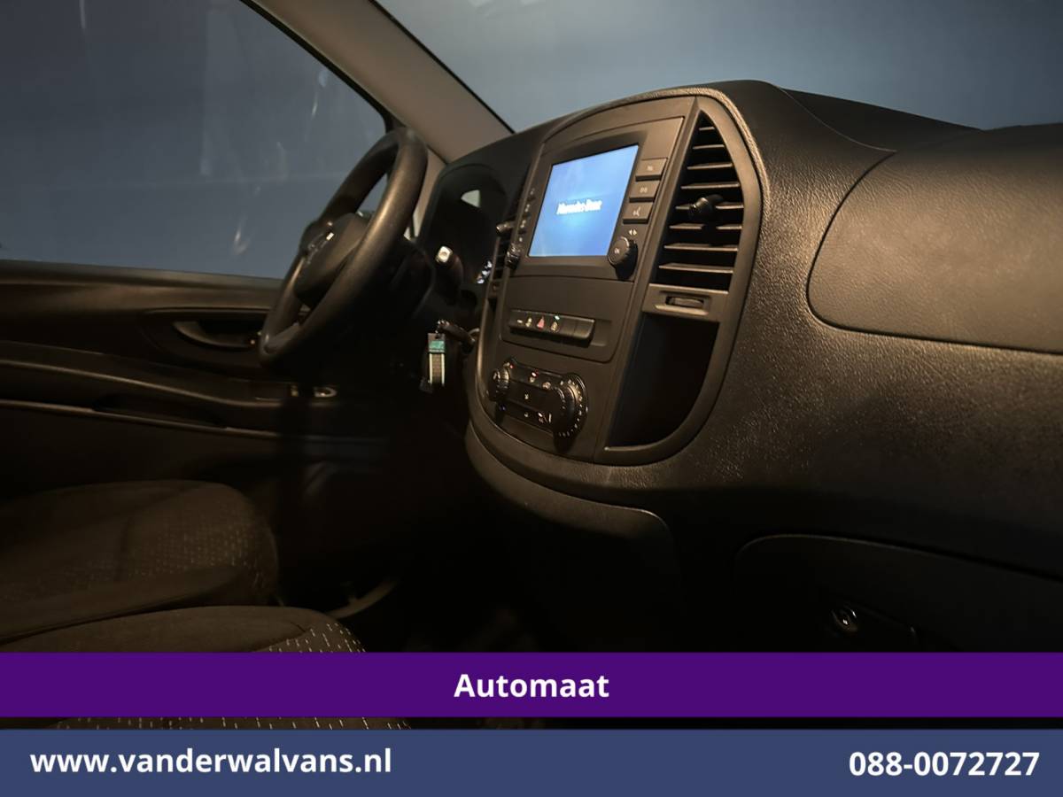 Mercedes-Benz Vito Mercedes-Benz Vito 116 CDI 164pk 9G-Tronic Automaat L3H1 Euro6 Airco | Camera | Navigatie | Cruisecontrol | Apple Carplay Android Auto, Stoelverwarming, Parkeersensoren, Bijrijdersbank