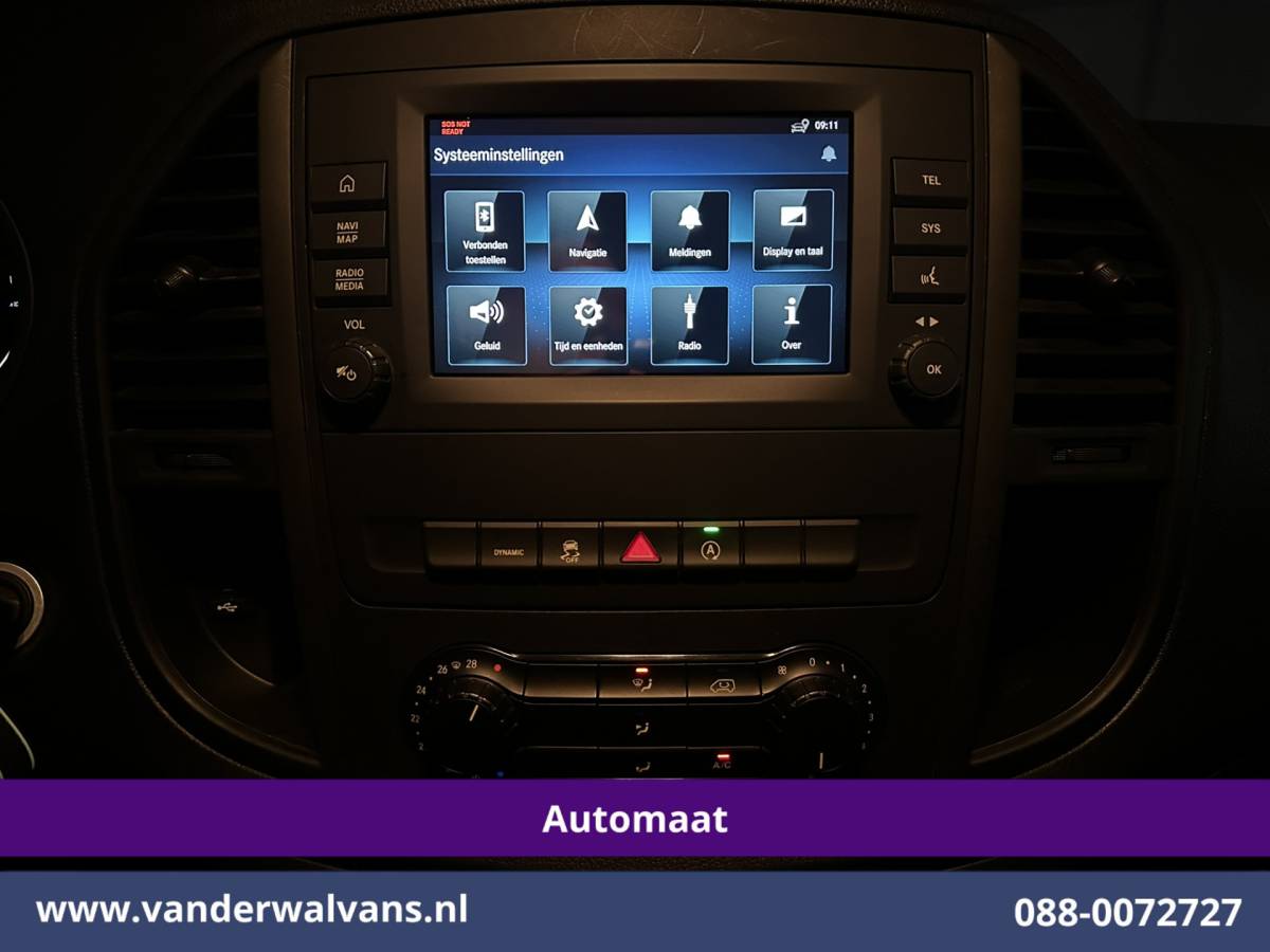 Mercedes-Benz Vito Mercedes-Benz Vito 116 CDI 164pk 9G-Tronic Automaat L3H1 Euro6 Airco | Camera | Navigatie | Cruisecontrol | Apple Carplay Android Auto, Stoelverwarming, Parkeersensoren, Bijrijdersbank