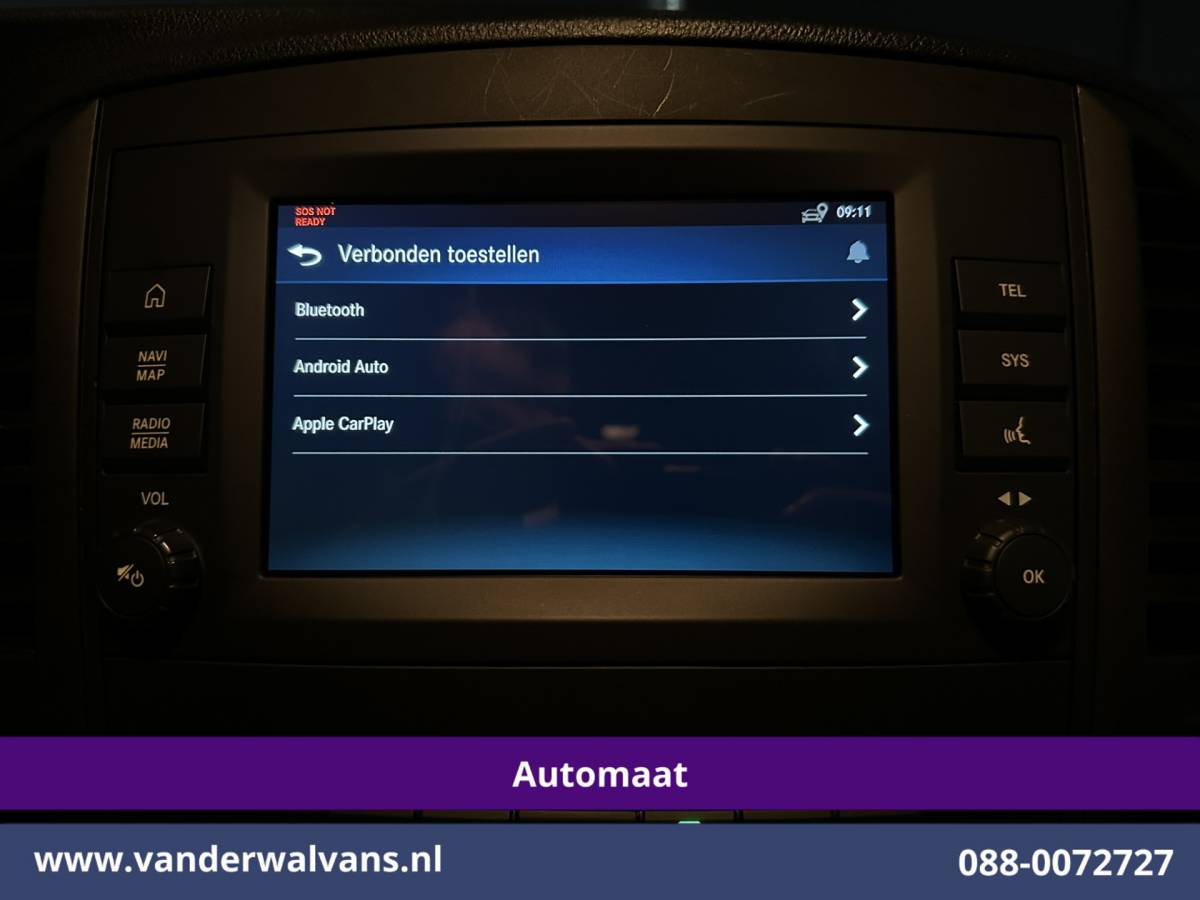 Mercedes-Benz Vito Mercedes-Benz Vito 116 CDI 164pk 9G-Tronic Automaat L3H1 Euro6 Airco | Camera | Navigatie | Cruisecontrol | Apple Carplay Android Auto, Stoelverwarming, Parkeersensoren, Bijrijdersbank