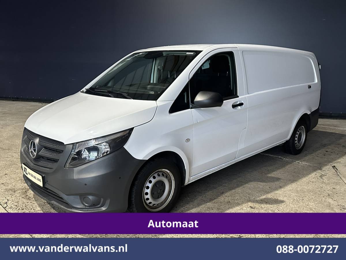 Mercedes-Benz Vito Mercedes-Benz Vito 116 CDI 164pk 9G-Tronic Automaat L3H1 Euro6 Airco | Camera | Navigatie | Cruisecontrol | Apple Carplay Android Auto, Stoelverwarming, Parkeersensoren, Bijrijdersbank