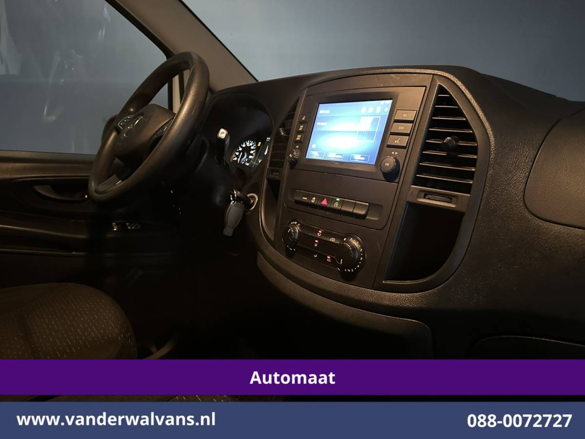 Mercedes-Benz Vito Mercedes-Benz Vito 116 CDI 164pk 9G-Tronic Automaat L3H1 Euro6 Airco | Camera | Navigatie | Cruisecontrol | Apple Carplay Android Auto, Stoelverwarming, Parkeersensoren, Bijrijdersbank