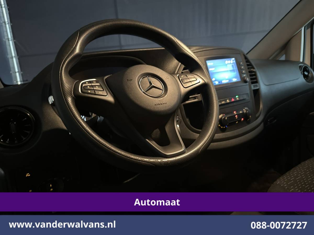 Mercedes-Benz Vito Mercedes-Benz Vito 116 CDI 164pk 9G-Tronic Automaat L3H1 Euro6 Airco | Camera | Navigatie | Cruisecontrol | Apple Carplay Android Auto, Stoelverwarming, Parkeersensoren, Bijrijdersbank