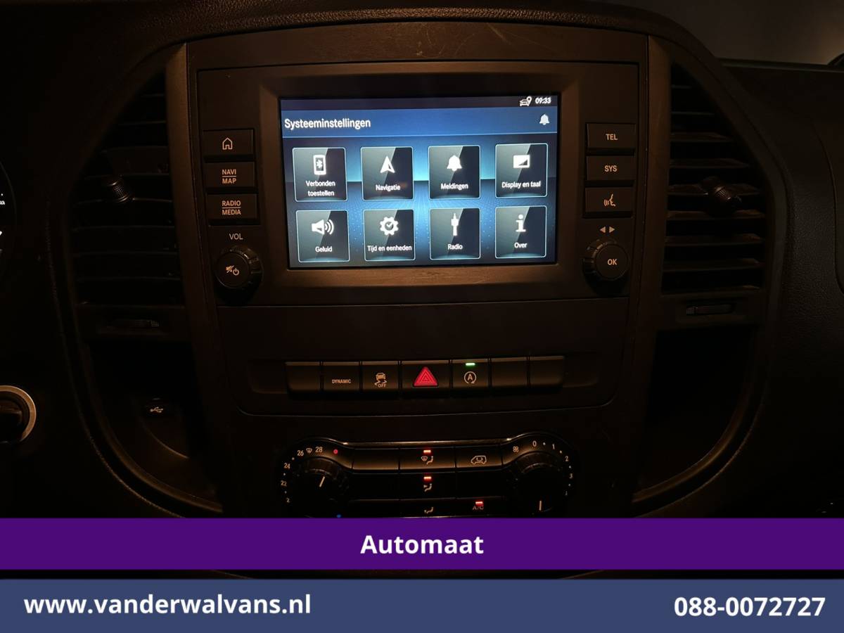 Mercedes-Benz Vito Mercedes-Benz Vito 116 CDI 164pk 9G-Tronic Automaat L3H1 Euro6 Airco | Camera | Navigatie | Cruisecontrol | Apple Carplay Android Auto, Stoelverwarming, Parkeersensoren, Bijrijdersbank
