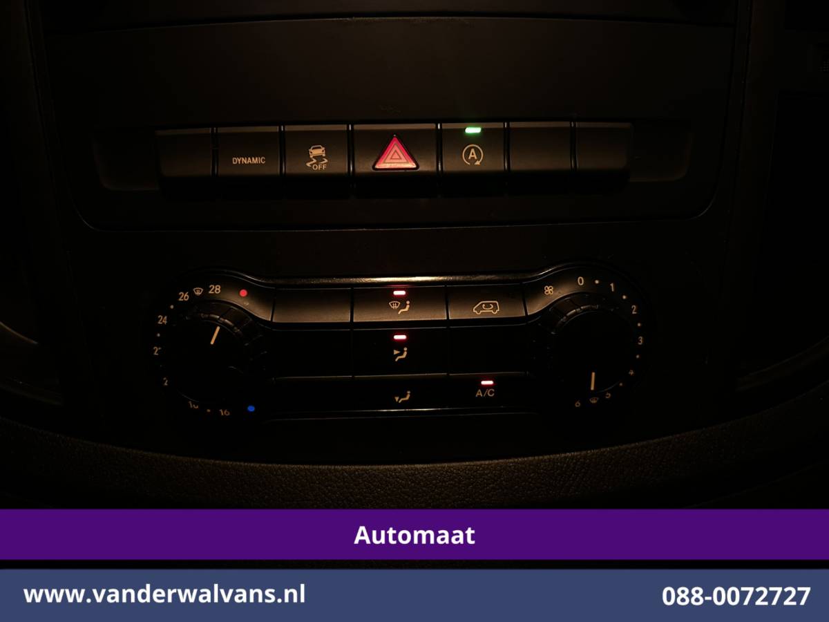 Mercedes-Benz Vito Mercedes-Benz Vito 116 CDI 164pk 9G-Tronic Automaat L3H1 Euro6 Airco | Camera | Navigatie | Cruisecontrol | Apple Carplay Android Auto, Stoelverwarming, Parkeersensoren, Bijrijdersbank
