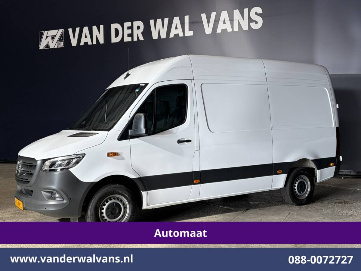Mercedes-Benz Sprinter Mercedes-Benz Sprinter 317 CDI 170pk 9G-Tronic Automaat L2H2 Euro6 Airco | Camera | Navigatie | LED | Cruisecontrol | Stoelverwarming Chauffeursstoel, Parkeersensoren, Bijrijdersbank