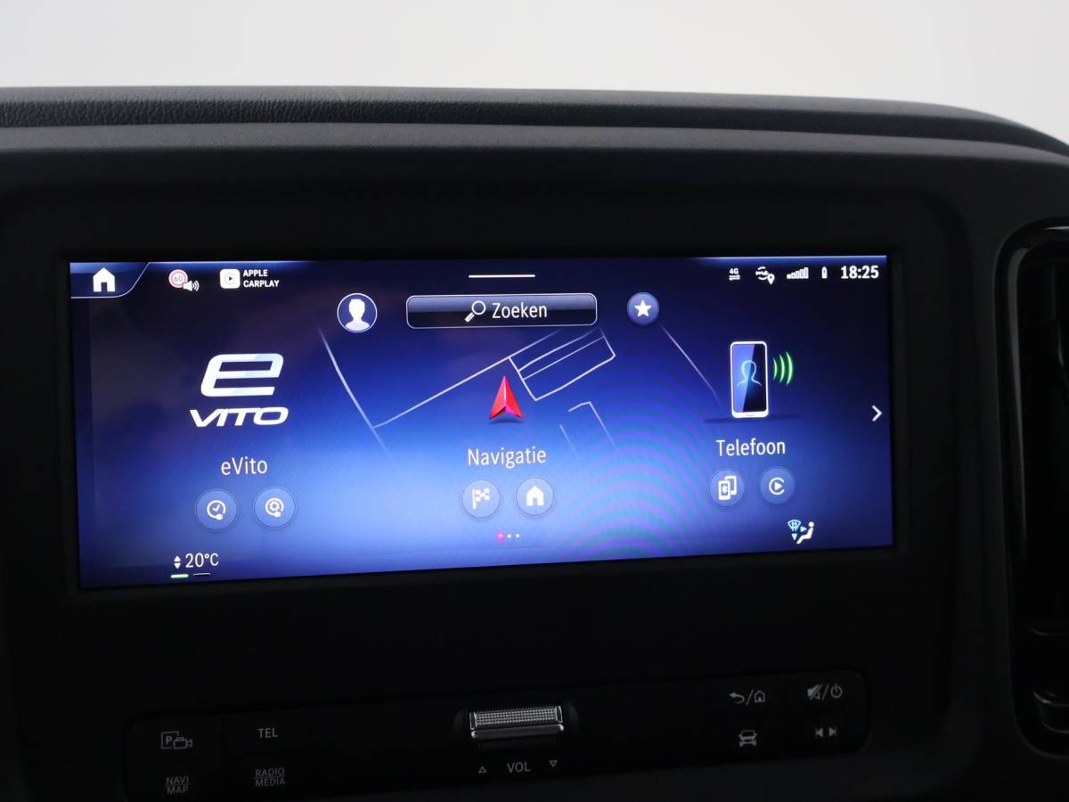 Mercedes-Benz eVito Mercedes-Benz eVito 112 L2 60 kWh *NIEUW* + 2 SCHUIFDEUREN | CAMERA | LMV | STOELVERW. | APPLE CARPLAY