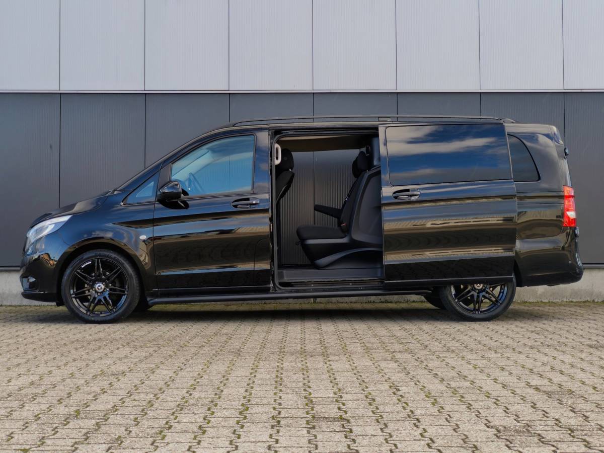 Mercedes-Benz Vito Mercedes Vito 114CDI XXL AUT DUBBELE CABINE 2X SCHUIFDEUR LED CRUISE M-BUX PDC CAMERA TREKHAAK STOELVERWARMING