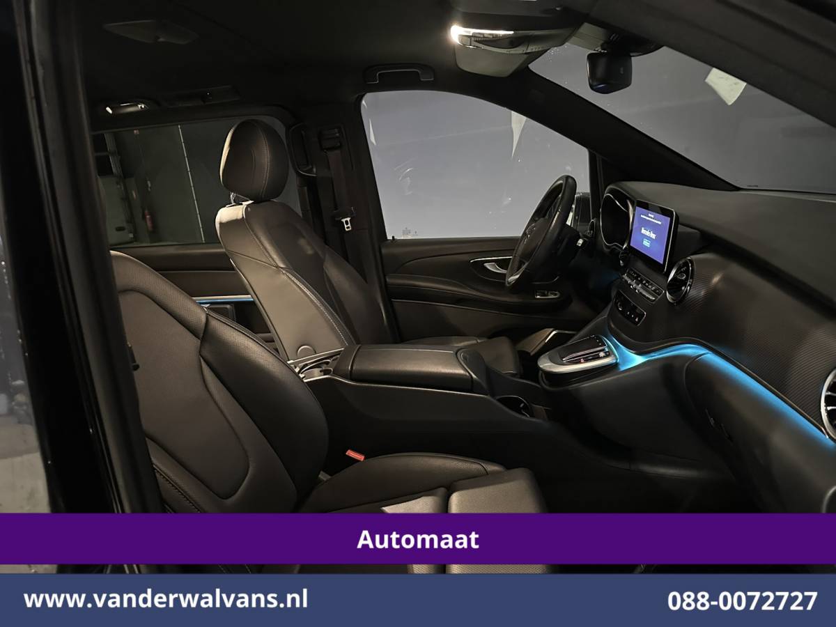 Mercedes-Benz V-Klasse Mercedes-Benz V-klasse 300d 237pk 9G-Tronic Automaat L3H1 Dubbele Cabine Euro6 Airco | 5-Zits | 2x elektrische zijdeur | Camera | Navigatie | LED, Leder, LM Velgen, Apple Carplay, Android Auto, Adaptieve Cruisecontrol, Stoelkoeling/verwarming, Elektrisch bedienbare achterklep, Parkeersensoren