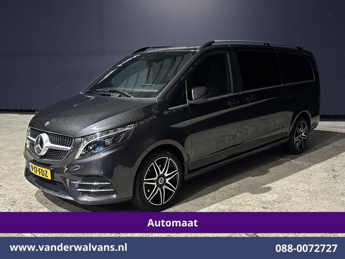 Mercedes-Benz V-Klasse Mercedes-Benz V-klasse 300d 237pk 9G-Tronic Automaat L3H1 Dubbele Cabine Euro6 Airco | 5-Zits | 2x elektrische zijdeur | Camera | Navigatie | LED, Leder, LM Velgen, Apple Carplay, Android Auto, Adaptieve Cruisecontrol, Stoelkoeling/verwarming, Elektrisch bedienbare achterklep, Parkeersensoren