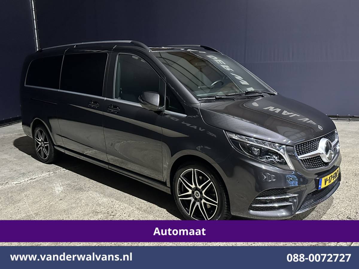 Mercedes-Benz V-Klasse Mercedes-Benz V-klasse 300d 237pk 9G-Tronic Automaat L3H1 Dubbele Cabine Euro6 Airco | 5-Zits | 2x elektrische zijdeur | Camera | Navigatie | LED, Leder, LM Velgen, Apple Carplay, Android Auto, Adaptieve Cruisecontrol, Stoelkoeling/verwarming, Elektrisch bedienbare achterklep, Parkeersensoren