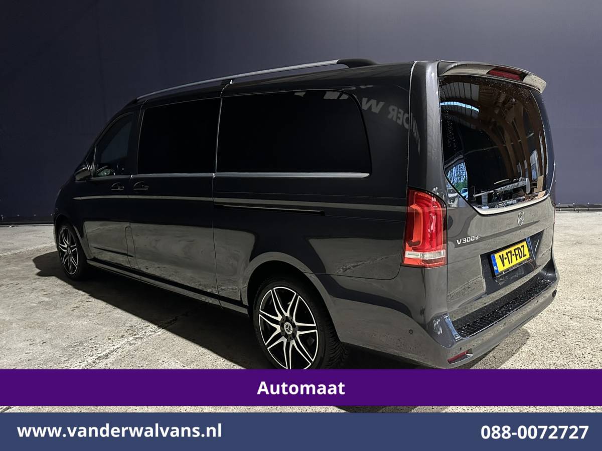 Mercedes-Benz V-Klasse Mercedes-Benz V-klasse 300d 237pk 9G-Tronic Automaat L3H1 Dubbele Cabine Euro6 Airco | 5-Zits | 2x elektrische zijdeur | Camera | Navigatie | LED, Leder, LM Velgen, Apple Carplay, Android Auto, Adaptieve Cruisecontrol, Stoelkoeling/verwarming, Elektrisch bedienbare achterklep, Parkeersensoren