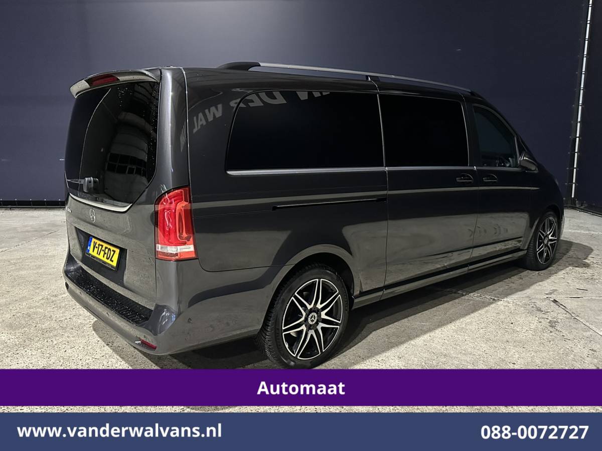 Mercedes-Benz V-Klasse Mercedes-Benz V-klasse 300d 237pk 9G-Tronic Automaat L3H1 Dubbele Cabine Euro6 Airco | 5-Zits | 2x elektrische zijdeur | Camera | Navigatie | LED, Leder, LM Velgen, Apple Carplay, Android Auto, Adaptieve Cruisecontrol, Stoelkoeling/verwarming, Elektrisch bedienbare achterklep, Parkeersensoren