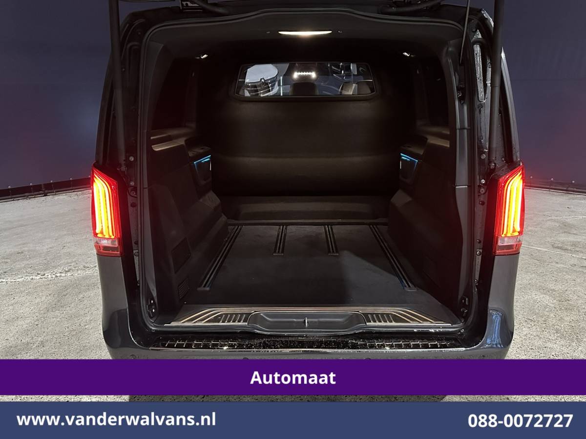 Mercedes-Benz V-Klasse Mercedes-Benz V-klasse 300d 237pk 9G-Tronic Automaat L3H1 Dubbele Cabine Euro6 Airco | 5-Zits | 2x elektrische zijdeur | Camera | Navigatie | LED, Leder, LM Velgen, Apple Carplay, Android Auto, Adaptieve Cruisecontrol, Stoelkoeling/verwarming, Elektrisch bedienbare achterklep, Parkeersensoren