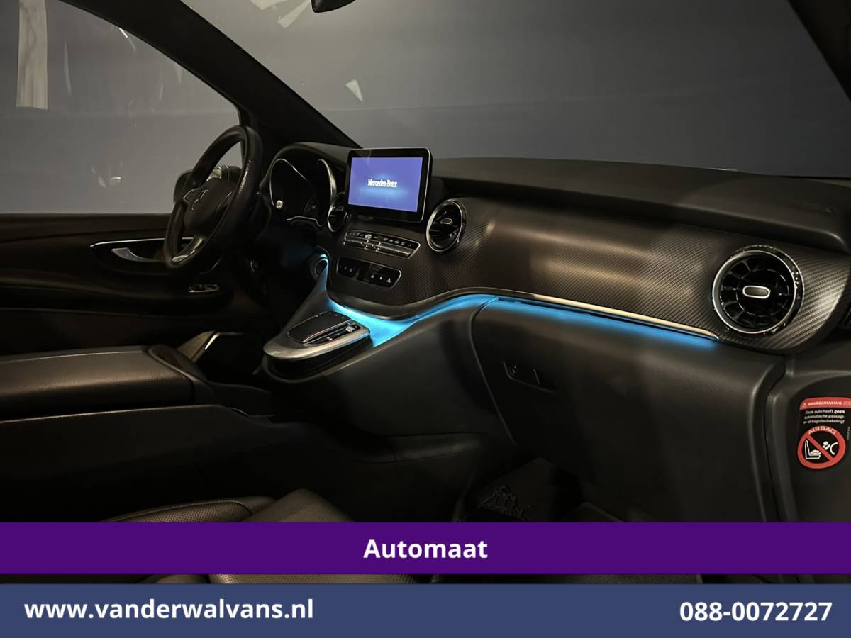 Mercedes-Benz V-Klasse Mercedes-Benz V-klasse 300d 237pk 9G-Tronic Automaat L3H1 Dubbele Cabine Euro6 Airco | 5-Zits | 2x elektrische zijdeur | Camera | Navigatie | LED, Leder, LM Velgen, Apple Carplay, Android Auto, Adaptieve Cruisecontrol, Stoelkoeling/verwarming, Elektrisch bedienbare achterklep, Parkeersensoren