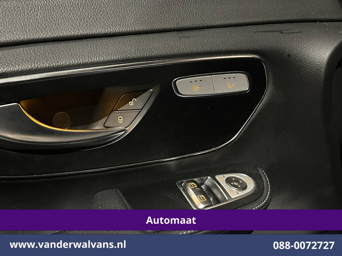 Mercedes-Benz V-Klasse Mercedes-Benz V-klasse 300d 237pk 9G-Tronic Automaat L3H1 Dubbele Cabine Euro6 Airco | 5-Zits | 2x elektrische zijdeur | Camera | Navigatie | LED, Leder, LM Velgen, Apple Carplay, Android Auto, Adaptieve Cruisecontrol, Stoelkoeling/verwarming, Elektrisch bedienbare achterklep, Parkeersensoren
