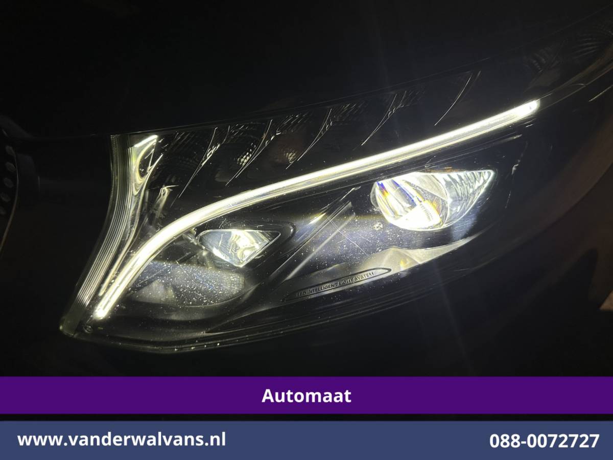 Mercedes-Benz V-Klasse Mercedes-Benz V-klasse 300d 237pk 9G-Tronic Automaat L3H1 Dubbele Cabine Euro6 Airco | 5-Zits | 2x elektrische zijdeur | Camera | Navigatie | LED, Leder, LM Velgen, Apple Carplay, Android Auto, Adaptieve Cruisecontrol, Stoelkoeling/verwarming, Elektrisch bedienbare achterklep, Parkeersensoren