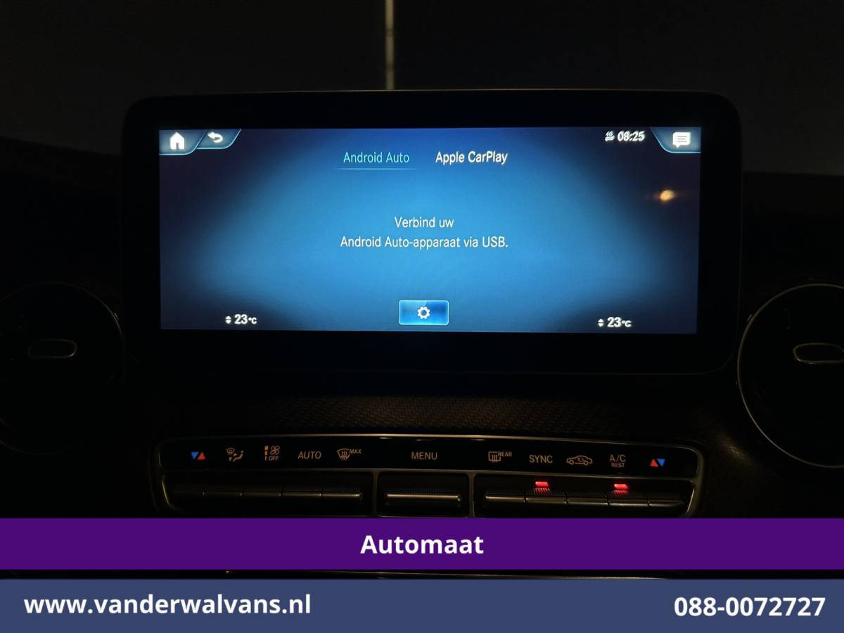 Mercedes-Benz V-Klasse Mercedes-Benz V-klasse 300d 237pk 9G-Tronic Automaat L3H1 Dubbele Cabine Euro6 Airco | 5-Zits | 2x elektrische zijdeur | Camera | Navigatie | LED, Leder, LM Velgen, Apple Carplay, Android Auto, Adaptieve Cruisecontrol, Stoelkoeling/verwarming, Elektrisch bedienbare achterklep, Parkeersensoren
