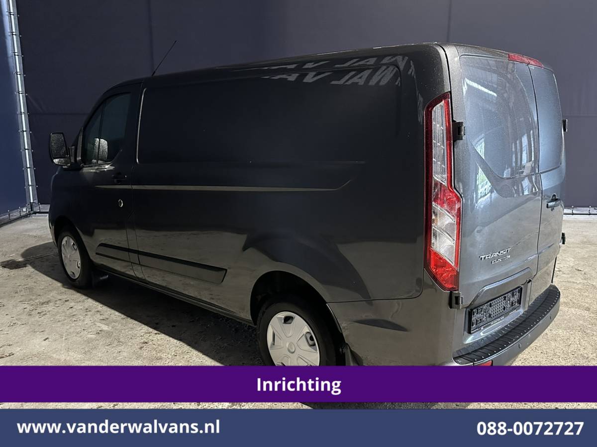 Ford Transit Custom Ford Transit Custom 2.0 TDCI L1H1 Inrichting Euro6 Airco | Camera | LED | Cruisecontrol | Verwarmde voorruit Parkeersensoren, Bijrijdersbank