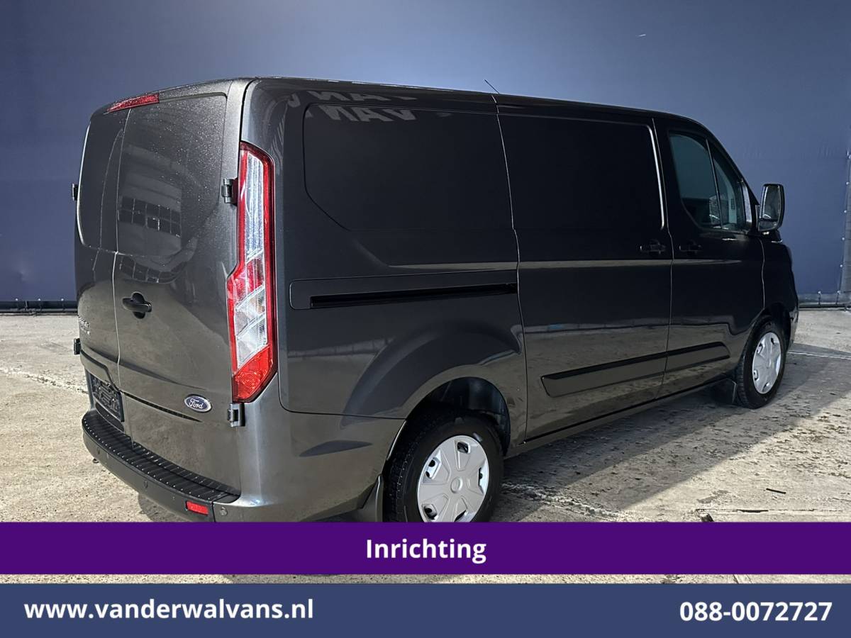 Ford Transit Custom Ford Transit Custom 2.0 TDCI L1H1 Inrichting Euro6 Airco | Camera | LED | Cruisecontrol | Verwarmde voorruit Parkeersensoren, Bijrijdersbank