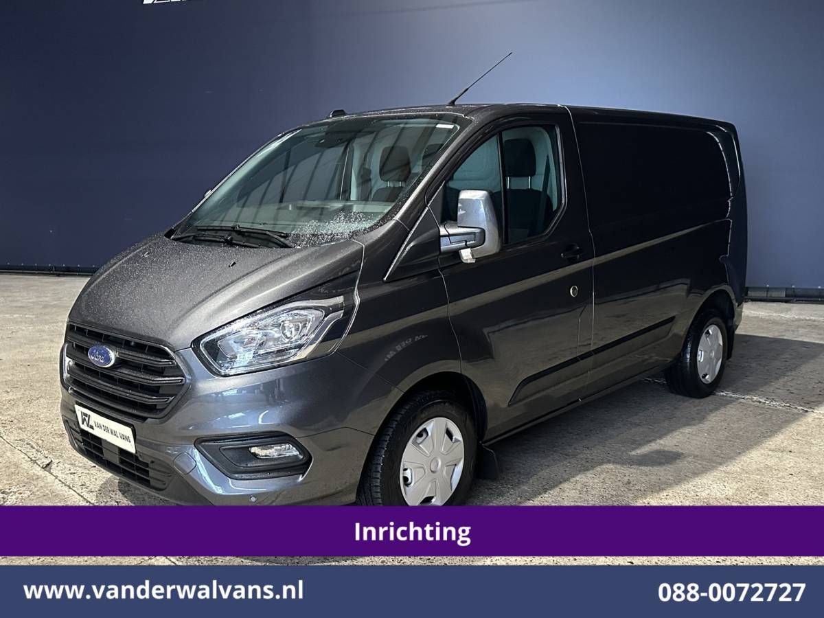 Ford Transit Custom Ford Transit Custom 2.0 TDCI L1H1 Inrichting Euro6 Airco | Camera | LED | Cruisecontrol | Verwarmde voorruit Parkeersensoren, Bijrijdersbank