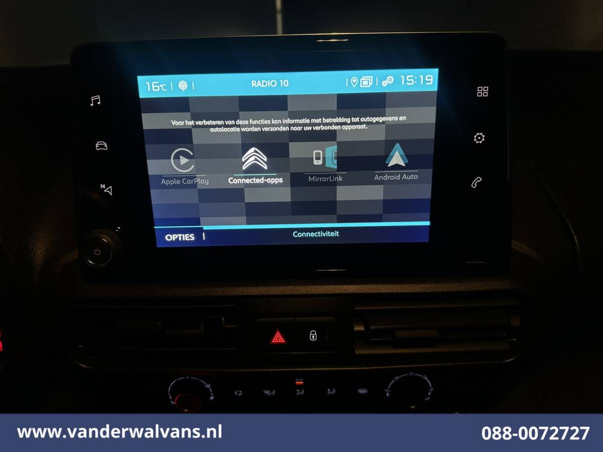 Citroën Berlingo Citroën Berlingo 1.6 BlueHDI 100pk L1H1 Euro6 Airco | Navigatie | Apple Carplay | Cruisecontrol | Sidebars Dakdragers, Android Auto, Parkeersensoren, Zijdeur