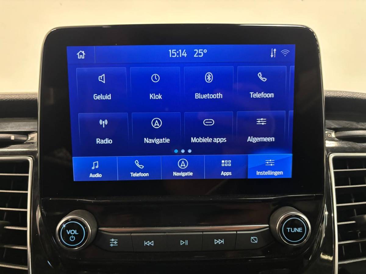 Ford Transit Custom Ford Transit Custom 300 2.0 TDCI L2H1 Limited Dubbele Cabine Automaat Navi Airco 2 Schuifdeuren Trekhaak Parkeersensoren Carplay