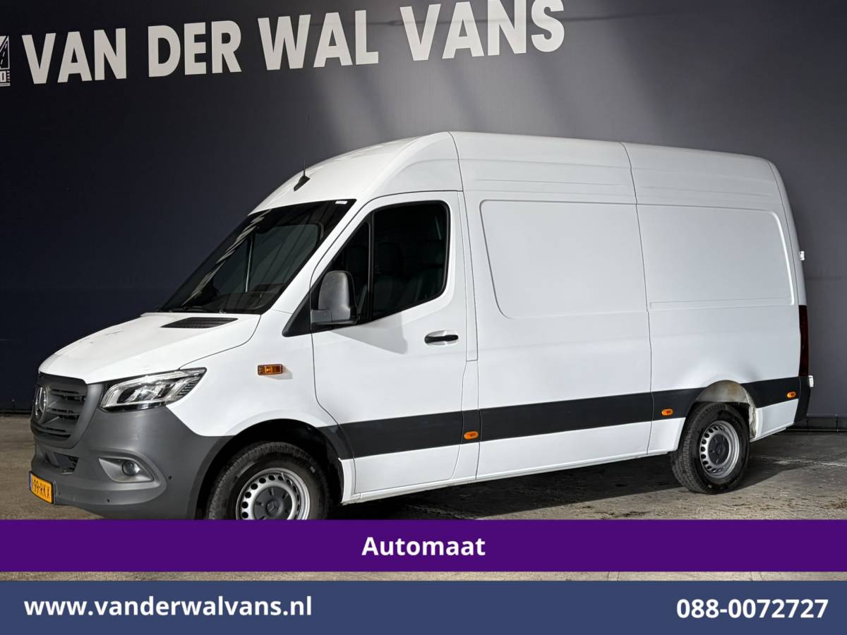Mercedes-Benz Sprinter Mercedes-Benz Sprinter 317 CDI 170pk 9G-Tronic Automaat L2H2 Facelift Euro6 Airco | Camera | Navigatie | LED | Chauffeursstoel Cruisecontrol, Stoelverwarming, 270 Graden Achterdeuren, Parkeersensoren, Bijrijdersbank