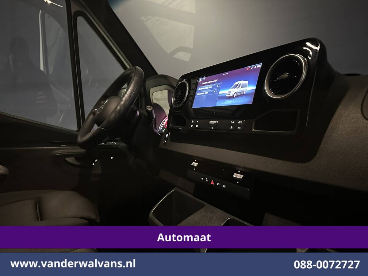 Mercedes-Benz Sprinter Mercedes-Benz Sprinter 317 CDI 170pk 9G-Tronic Automaat L2H2 Facelift Euro6 Airco | Camera | Navigatie | LED | Chauffeursstoel Cruisecontrol, Stoelverwarming, 270 Graden Achterdeuren, Parkeersensoren, Bijrijdersbank