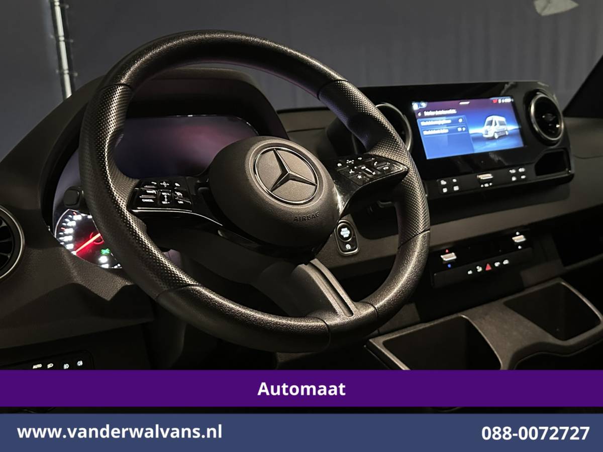 Mercedes-Benz Sprinter Mercedes-Benz Sprinter 317 CDI 170pk 9G-Tronic Automaat L2H2 Facelift Euro6 Airco | Camera | Navigatie | LED | Chauffeursstoel Cruisecontrol, Stoelverwarming, 270 Graden Achterdeuren, Parkeersensoren, Bijrijdersbank