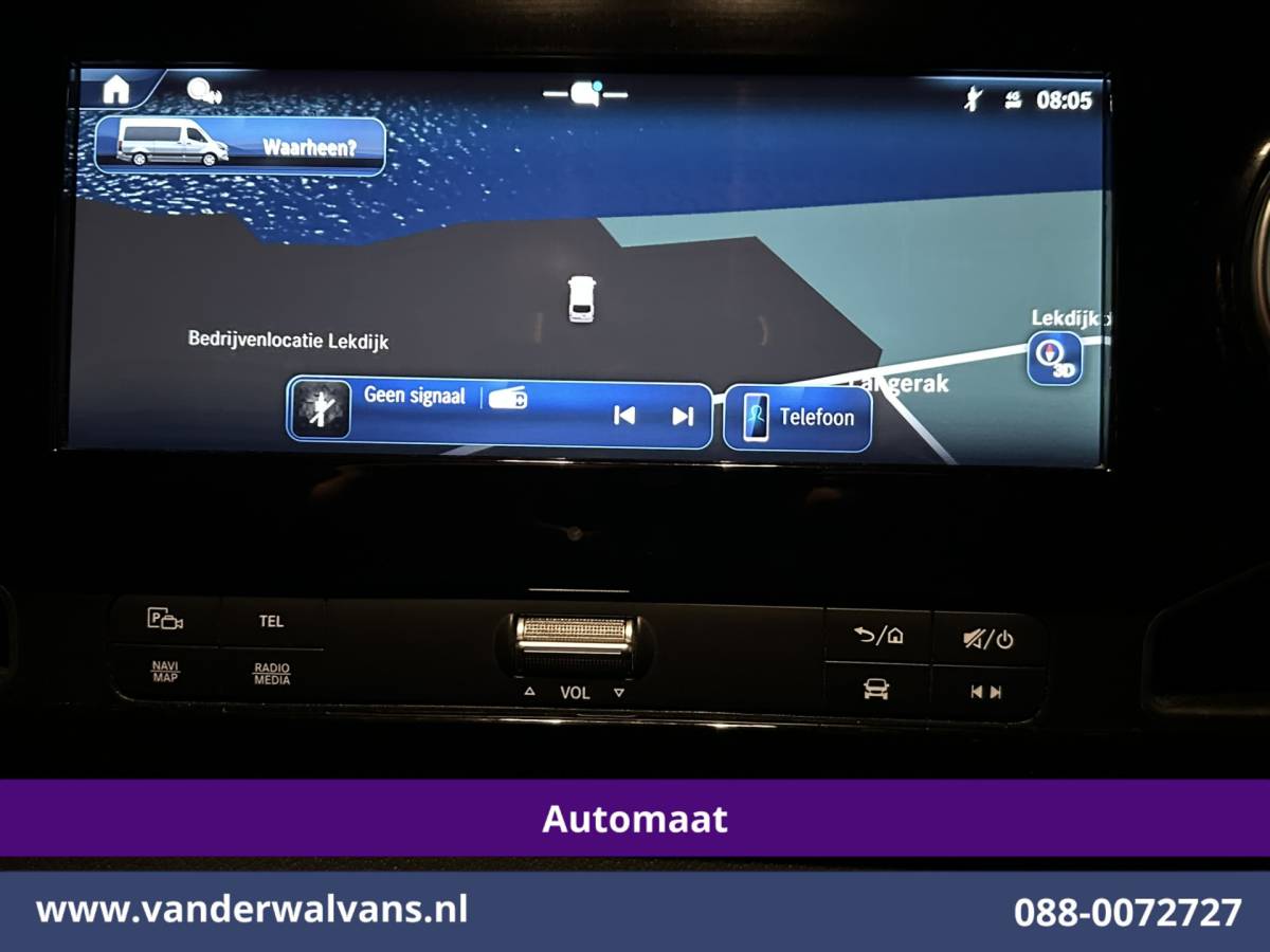 Mercedes-Benz Sprinter Mercedes-Benz Sprinter 317 CDI 170pk 9G-Tronic Automaat L2H2 Facelift Euro6 Airco | Camera | Navigatie | LED | Chauffeursstoel Cruisecontrol, Stoelverwarming, 270 Graden Achterdeuren, Parkeersensoren, Bijrijdersbank