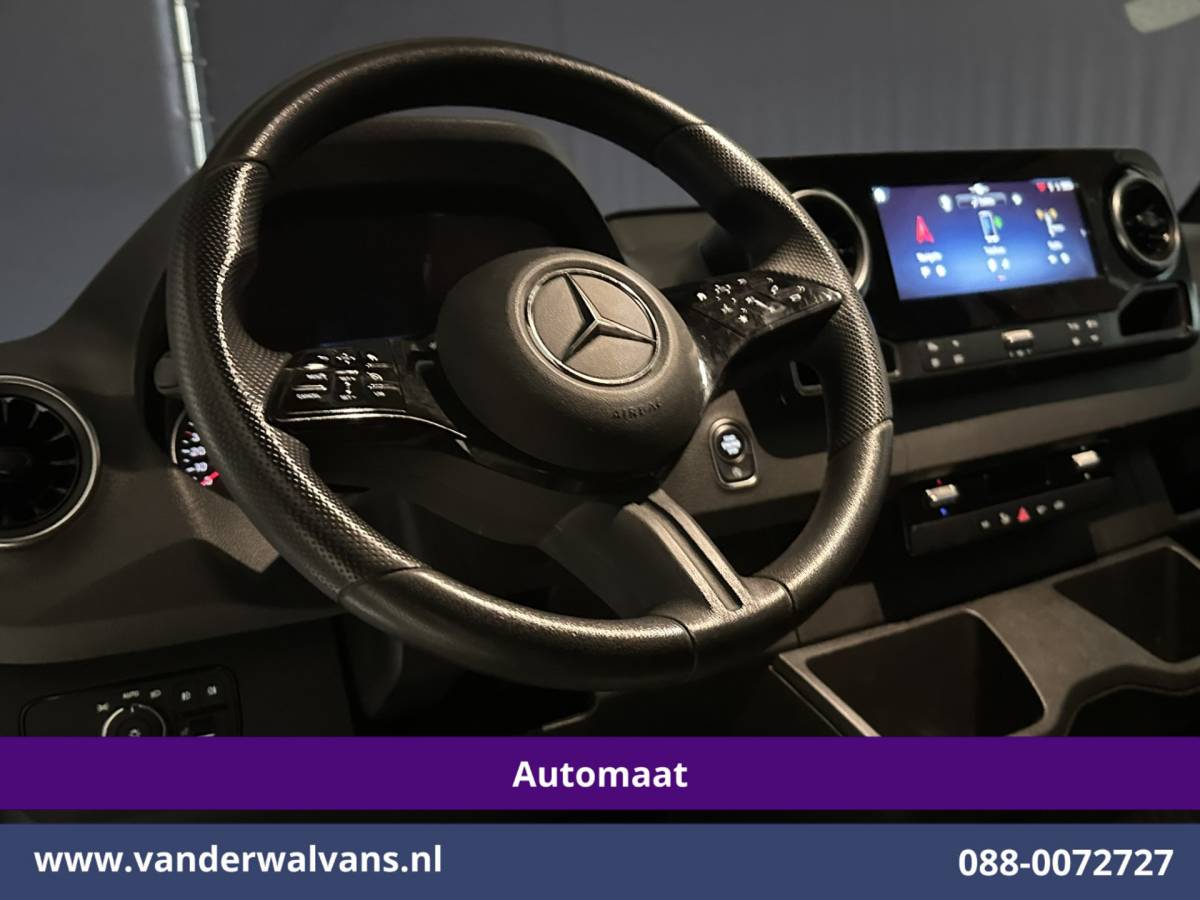 Mercedes-Benz Sprinter Mercedes-Benz Sprinter 317 CDI 170pk 9G-Tronic Automaat L2H2 Facelift Euro6 Airco | Camera | Navigatie | LED | Chauffeursstoel Cruisecontrol, Stoelverwarming, 270 Graden Achterdeuren, Parkeersensoren, Bijrijdersbank