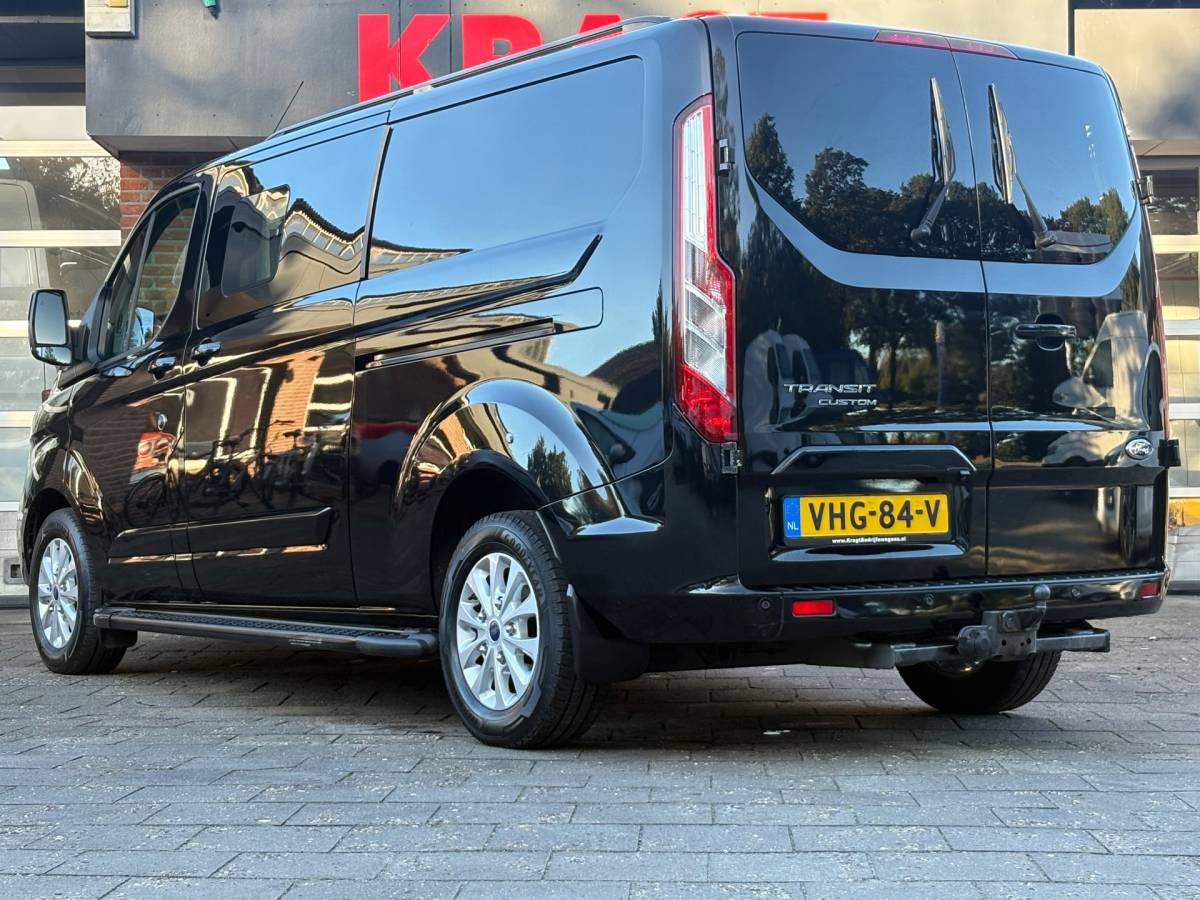 Ford Transit Custom Ford Transit Custom 300 2.0 TDCI L2H1 Limited DC170PK|DUBBELCABINE|automaat|ACC|stoelverwarming|trekhaak|blind spot|apple carplay
