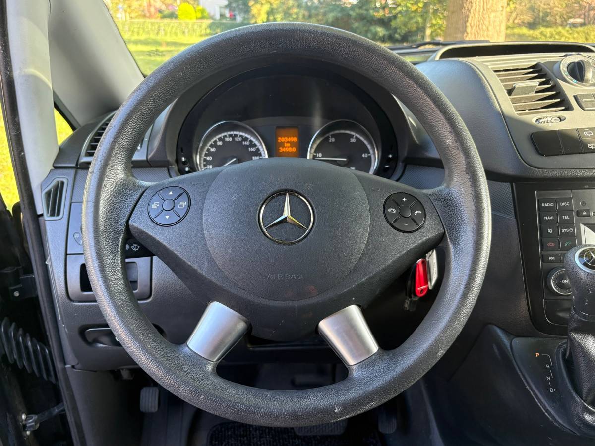 Mercedes-Benz Vito Mercedes-Benz Vito 113 CDI 320 Lang Luxe|NAP|Automaat|trekhaak 2000KG|airco|navi|bluetooth|imperiaal