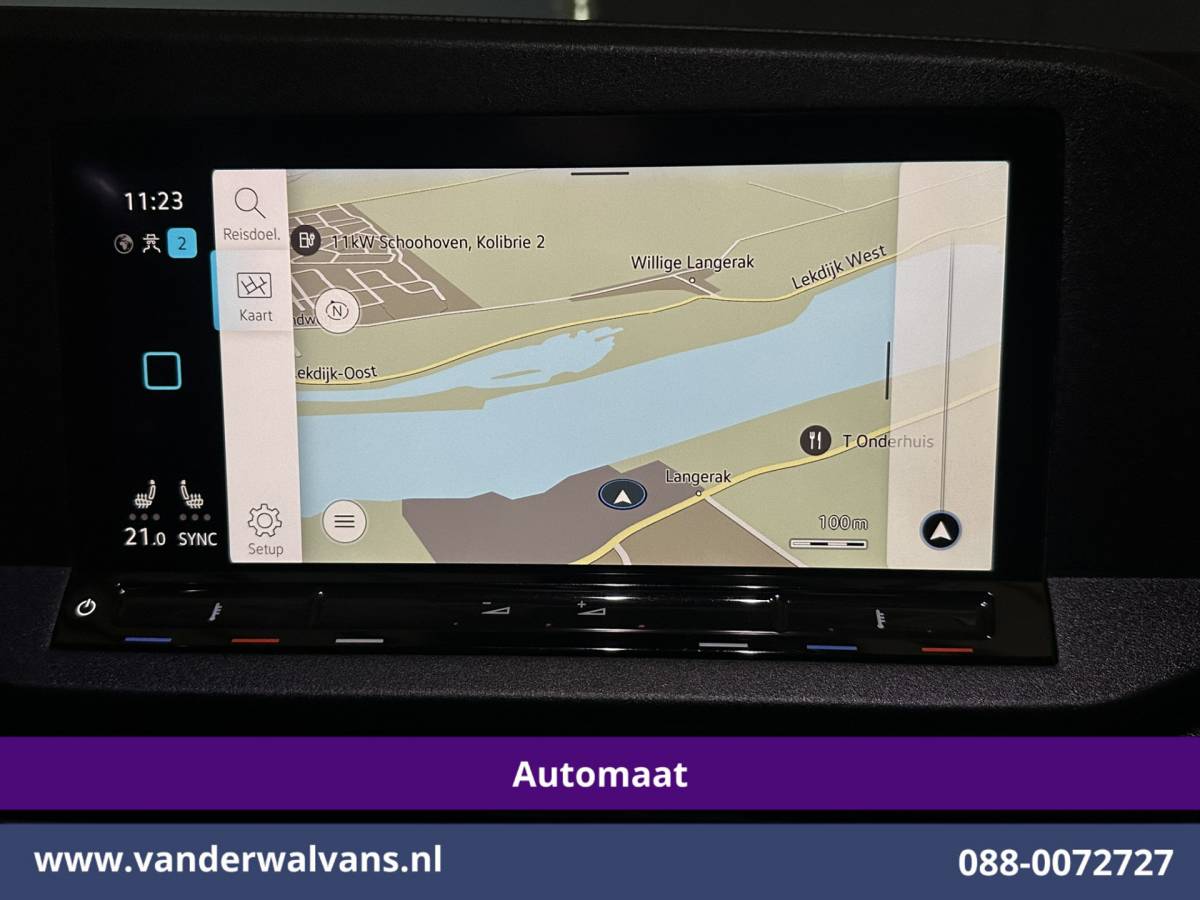 Volkswagen Caddy Volkswagen Caddy 2.0 TDI 123pk Automaat L1H1 Euro6 Airco | Navigatie | Adaptieve Cruisecontrol Stoelverwarming, Zijdeur, Parkeersensoren