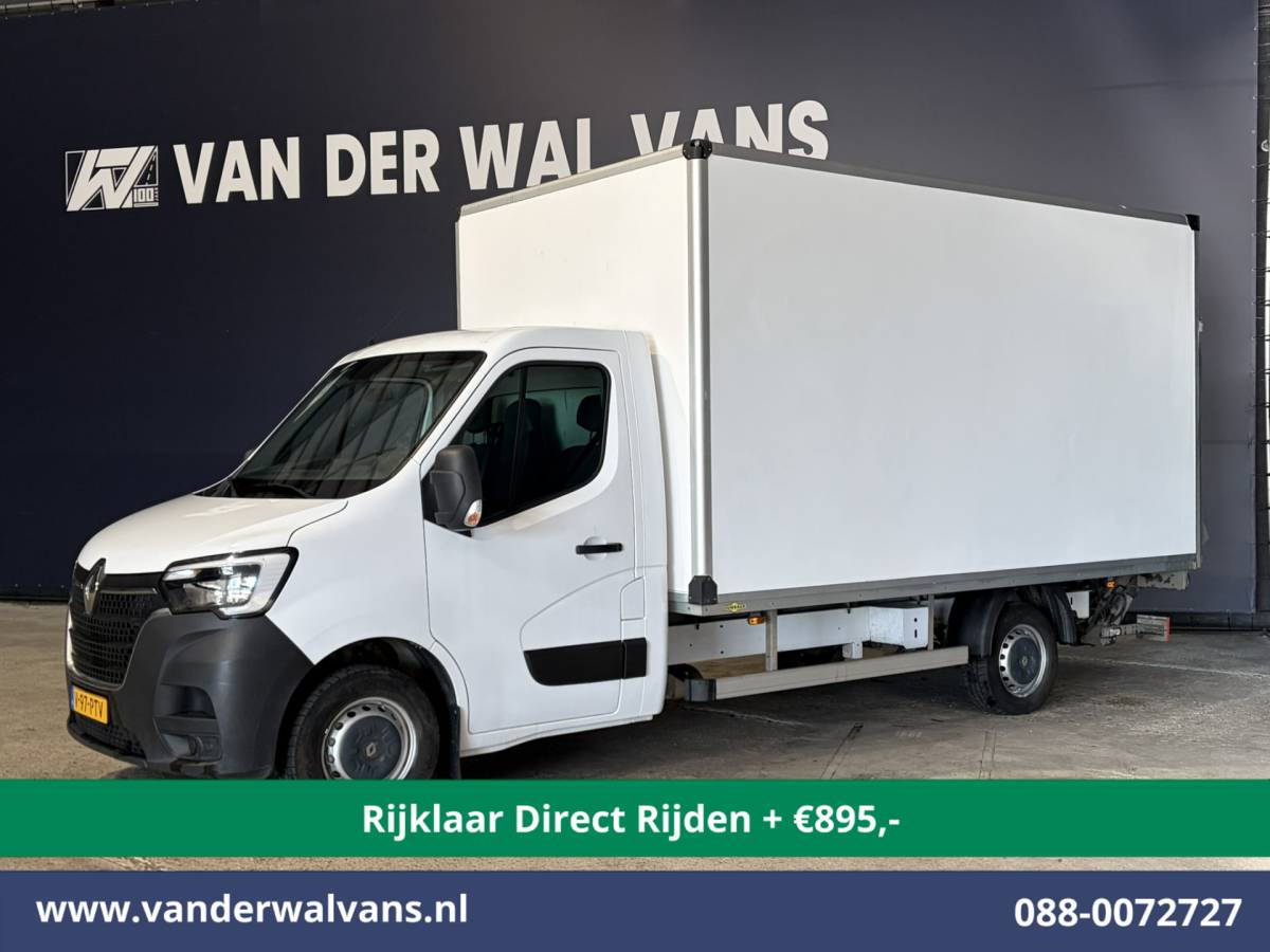 Renault Master Renault Master 2.3 dCi 146pk Bakwagen Laadklep Euro6 *Rijklaar Direct Rijden* Airco | LED | 1000kg laadvermogen Bijrijdersbank Bijrijdersbank